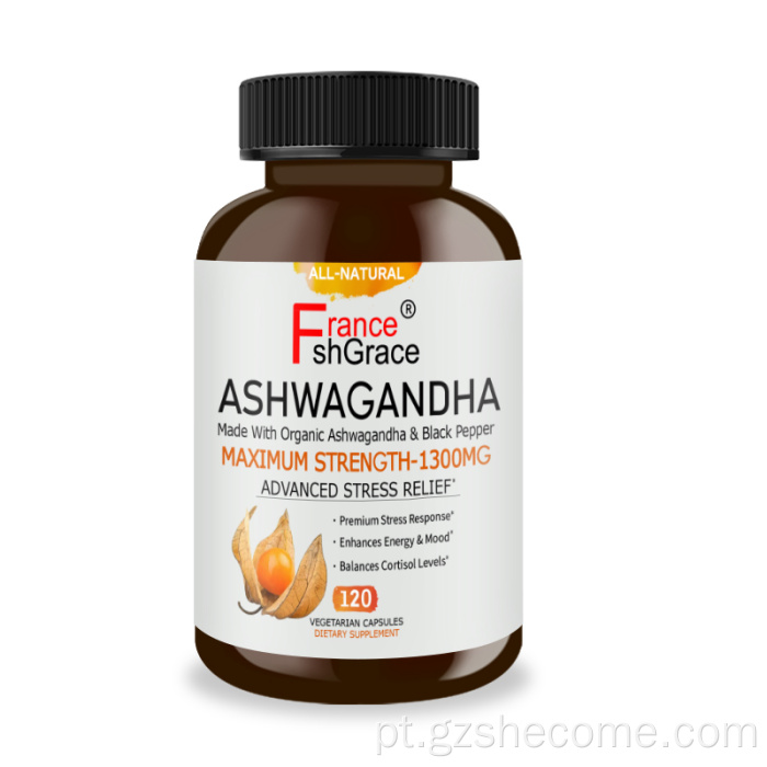 Ashwagandha beneficiam o desempenho atlético Ashwagandha Capsule